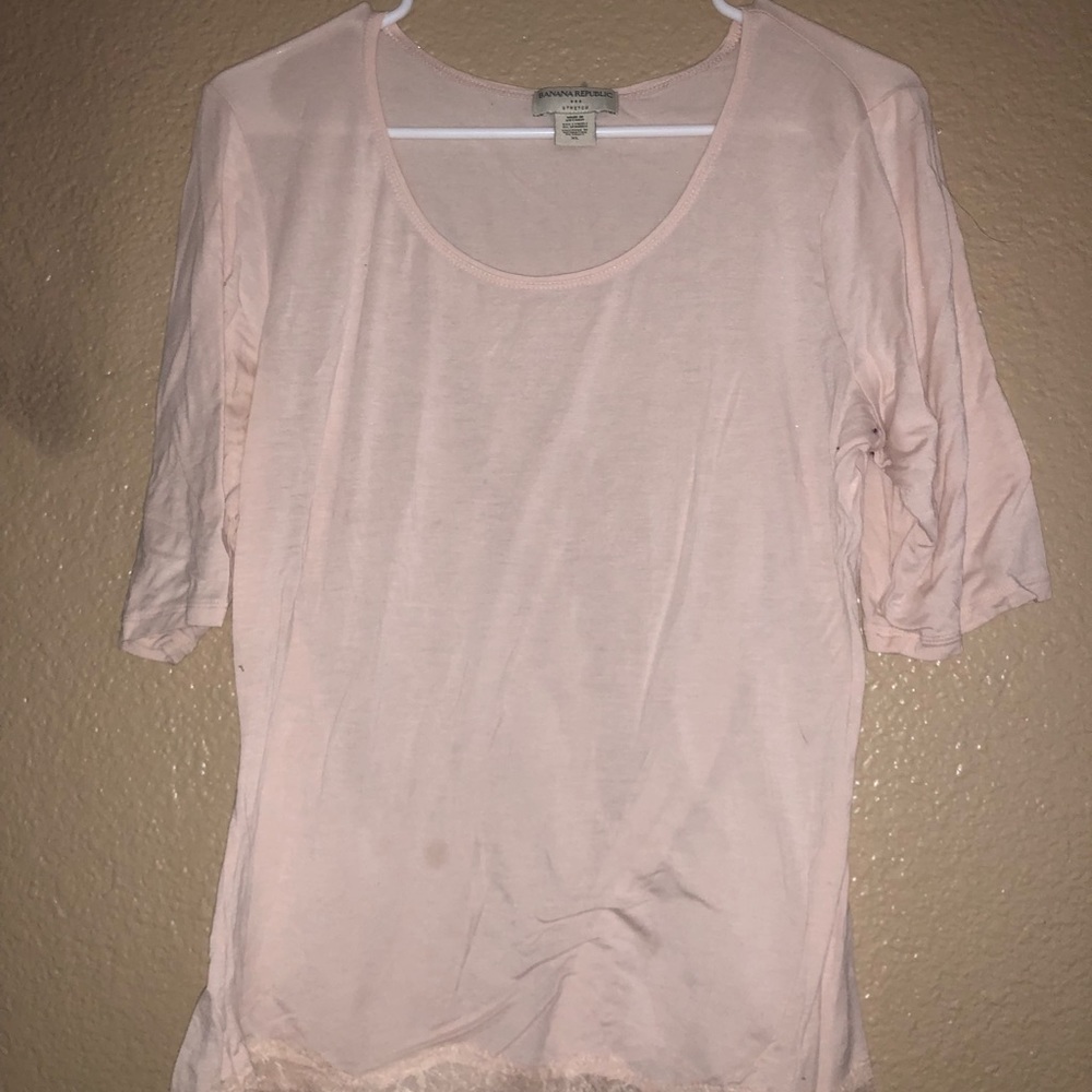 Stretch light pink blouse